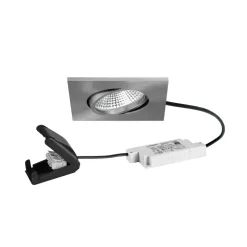 BRUMBERG BB25 inbouwspot IP65 RC aansluitdoos mat nikkel