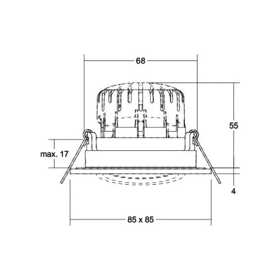 BRUMBERG BB25 IP65 inbouw DALI aansluitbox wit