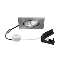 BRUMBERG BB25 IP65 RC driver ronde aansluitdoos mat nikkel