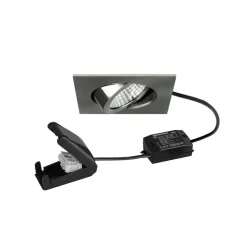 BRUMBERG BB05 LED inbouwspot aan/uit aansluitdoos mat nikkel