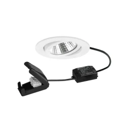 BRUMBERG BB03 LED inbouwspot aan/uit aansluitdoos structuur wit