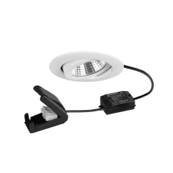 BRUMBERG BB03 LED inbouwspot, aan/uit aansluitdoos wit