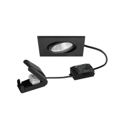 BRUMBERG BB25 LED spot IP65 aan/uit aansluitdoos zwart mat