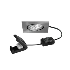 BRUMBERG BB25 LED spot IP65 aan/uit aansluitdoos mat nikkel