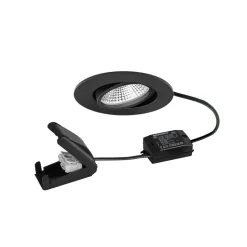 BRUMBERG BB23 LED spot IP65 aan/uit aansluitdoos zwart mat