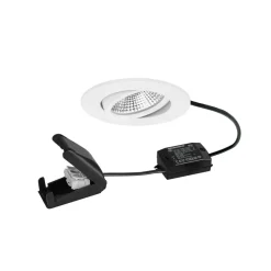 BRUMBERG BB23 LED spot IP65 aan/uit aansluitdoos structuur wit