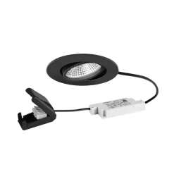 BRUMBERG BB23 LED spot IP65 dimbaar aansluitdoos zwart mat