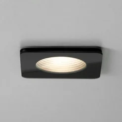 BRUMBERG Cover-up-S inbouwmodule IP44 hoekig zwart