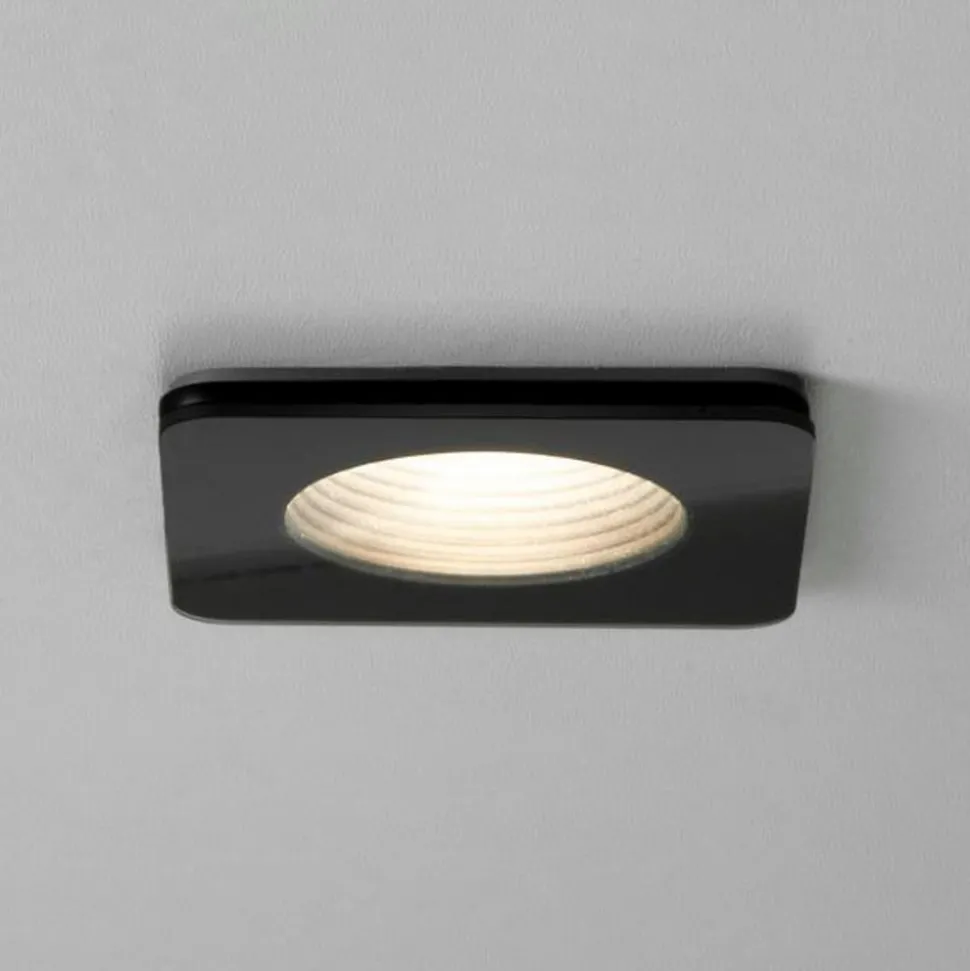 BRUMBERG Cover-up-S inbouwmodule IP44 hoekig zwart