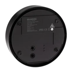 BRUMBERG Eye LED buitenwandlamp, half, zwart