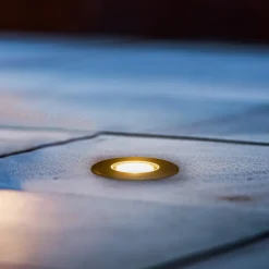 BRUMBERG Hybride platte grondspot inbouwlamp, 11cm