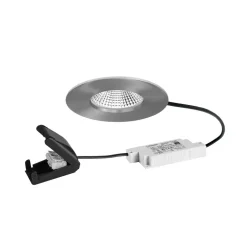 BRUMBERG inbouwspot BB20 IP65 RC aansluitdoos nikkel