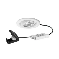 BRUMBERG inbouwspot BB09, RC, aansluitdoos, wit