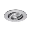 BRUMBERG inbouwspot Tirrel-R, GU10 fitting, mat aluminium