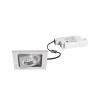 BRUMBERG LED inbouwspot Abran, mat aluminium, RC, zwenkbaar