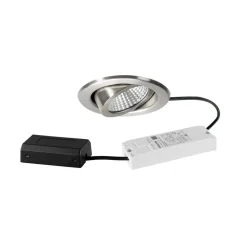 BRUMBERG LED inbouwspot BB09, DALI, aansluitdoos, roestvrij staal