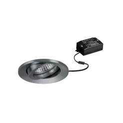 BRUMBERG LED inbouwspot Berrie-R, 3000K, aan/uit, nikkel