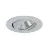 BRUMBERG LED inbouwspot Seven-R, 3.000 K, mat wit, aluminium