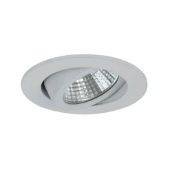 BRUMBERG LED inbouwspot Seven-R, 3.000 K, mat wit, aluminium