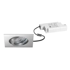 BRUMBERG LED inbouwspot Tirrel-S, dimbaar, mat aluminium