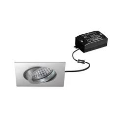 BRUMBERG LED inbouwspot Tirrel-S, aan/uit, mat aluminium
