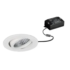 BRUMBERG LED inbouwspot Tirrel-R, aan/uit, mat wit