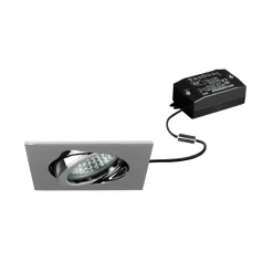 BRUMBERG LED inbouwspot Tirrel-S, aan/uit, chroom