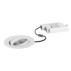 BRUMBERG LED inbouwspot Tirrel-R, dimbaar, wit structuur