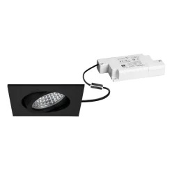 BRUMBERG LED inbouwspot Tirrel-S, dimbaar, zwart mat