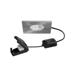 BRUMBERG LED spot BB21 IP65 aan/uit aansluitdoos mat nikkel