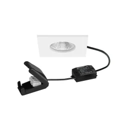 BRUMBERG LED spot BB21 IP65 aan/uit aansluitdoos structuur wit