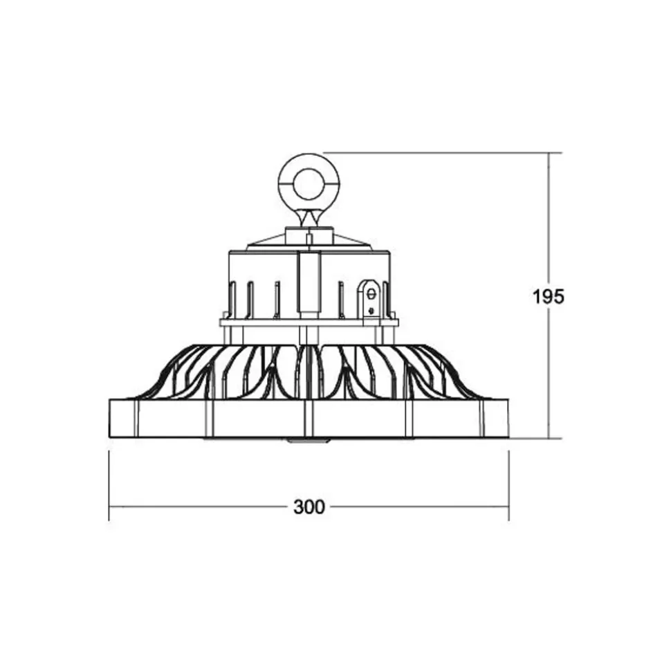BRUMBERG LED-hoogbouwspot Sol Midi, DALI, multilumen