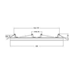 BRUMBERG Moon Maxi LED plafondpaneel RC CCT Ø33cm