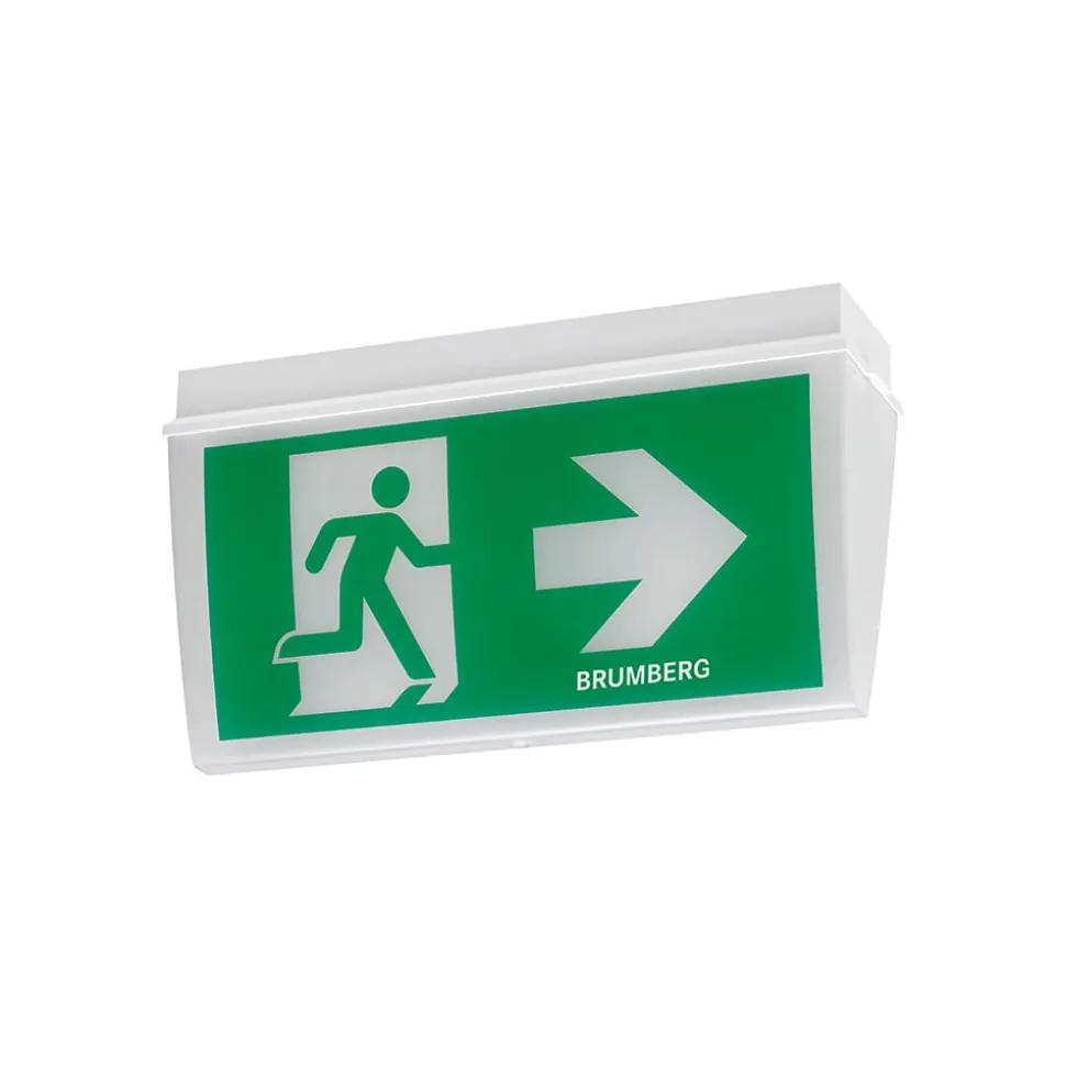 BRUMBERG Rescue One LED-noodverlichting, reikwijdte 32 m