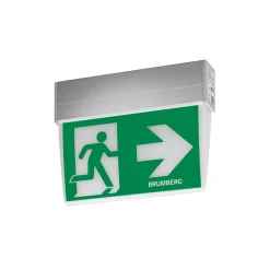 BRUMBERG Rescue Two LED noodlamp, IP41, wigvorm