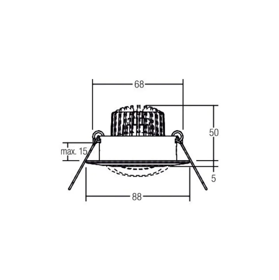 BRUMBERG Spot BB13 dim2warm dimbare aansluitdoos, zwart