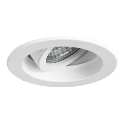 BRUMBERG Tirrel diepe GU10 inbouwspot, rond, wit