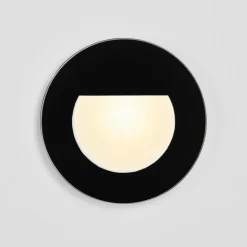 BRUMBERG Wall Kit68 inbouwlamp vlak rond zwart