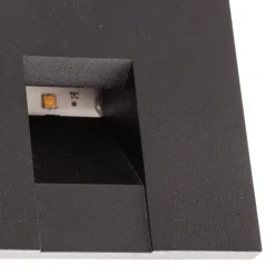 BRUMBERG Wall Kit68 verzet hoekig zwart