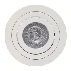 Básico inbouwlamp, rond, mat wit