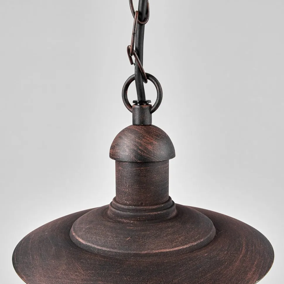 Buiten hanglamp Aruba, roestbruin