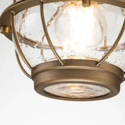 Buiten hanglamp Bridgepoint, nautik-look messing