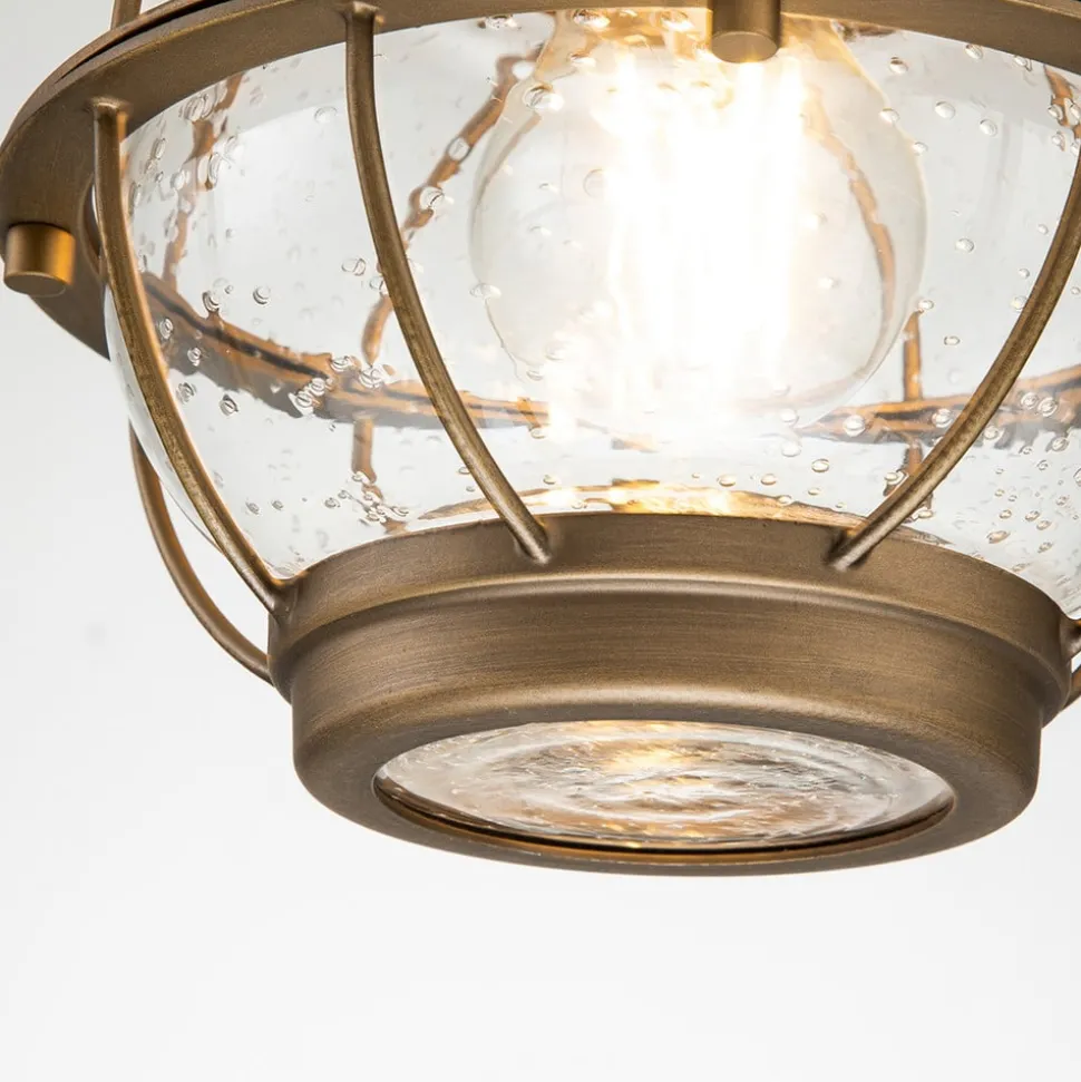 Buiten hanglamp Bridgepoint, nautik-look messing