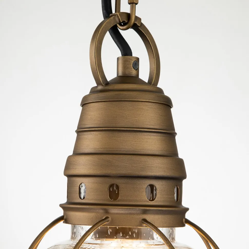 Buiten hanglamp Bridgepoint, nautik-look messing