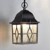 Buiten hanglamp Genoa met loodglas