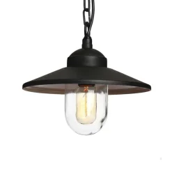Buiten hanglamp Klampenborg, IP44, zwart