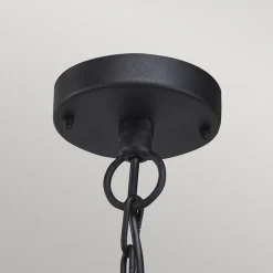 Buiten hanglamp Klampenborg, IP44, zwart