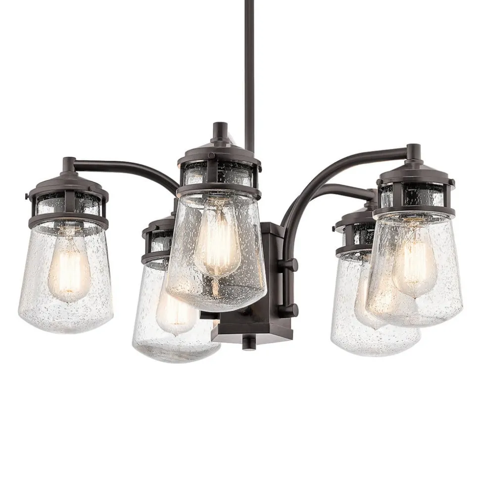 Buiten hanglamp Lyndon, 5-lamps