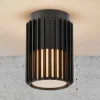 Buiten plafondlamp Aludra, Seaside zwart