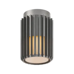 Buiten plafondlamp Aludra, IP54, antraciet, aluminium